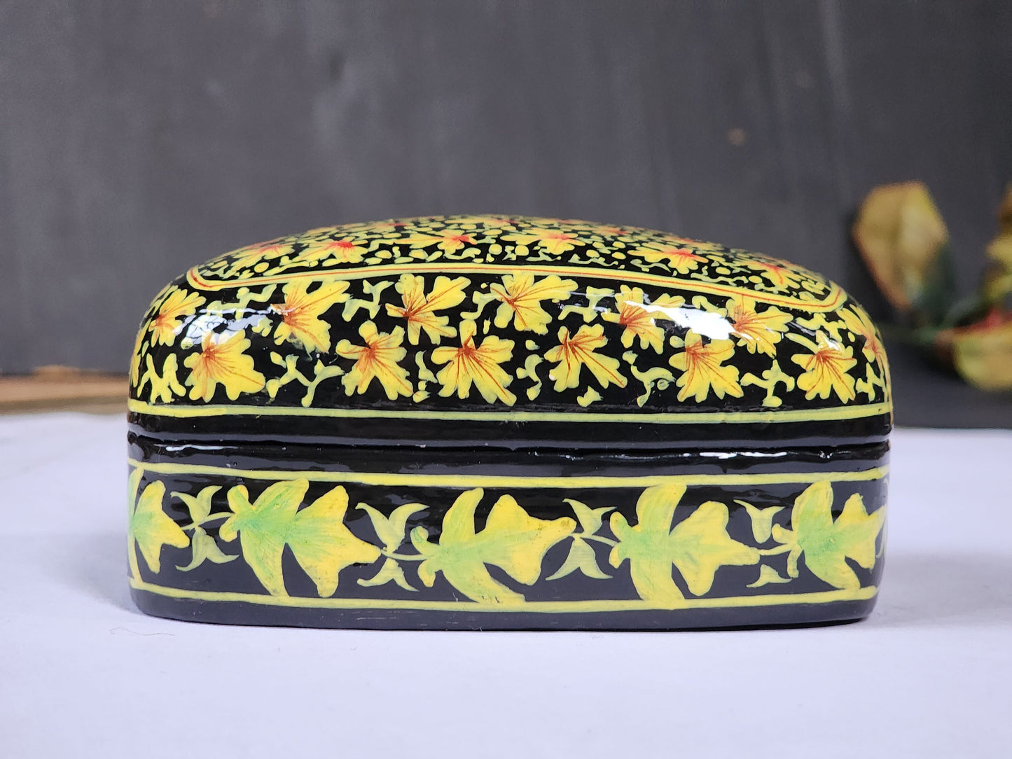 Vintage trinket box for jewelry storage and gift box-