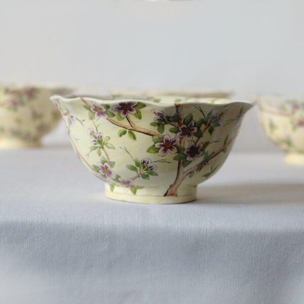 Home decoration-paper mache bowl display