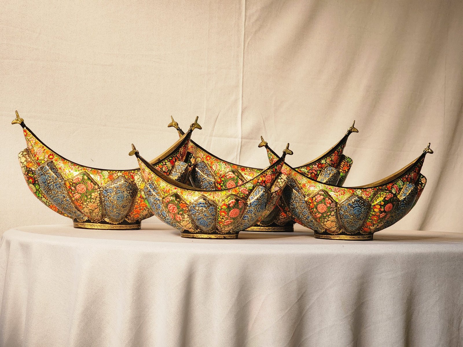Decorative painted kitchen bowl