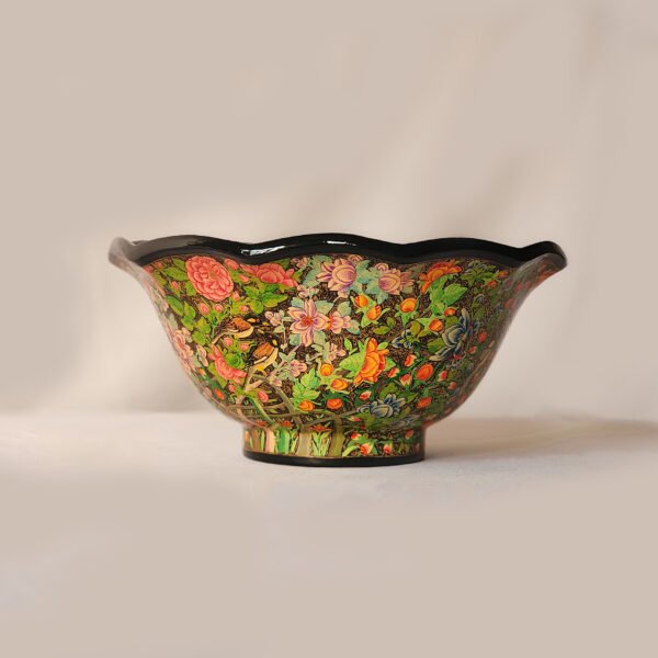 Kashmiri paper mache bowl