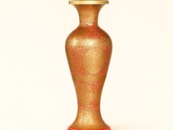 Hand painted living room design vase for fall room decor and wedding gift-