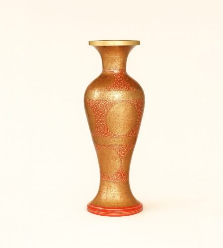 Hand painted living room design vase for fall room decor and wedding gift-