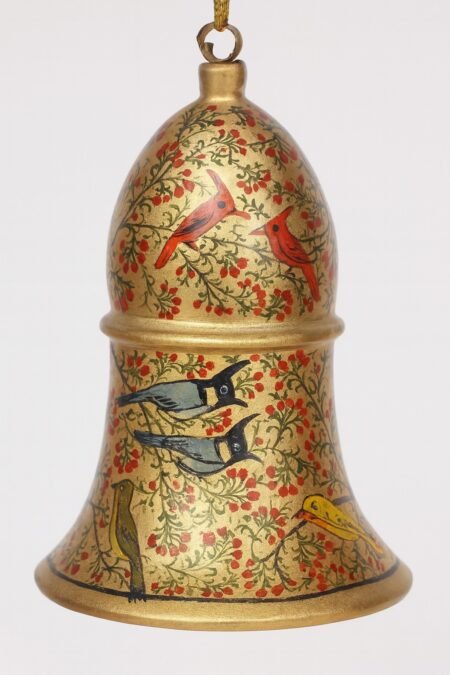Exclusive Handcrafted Paper Mache Bells for Festive Decor - Image 5