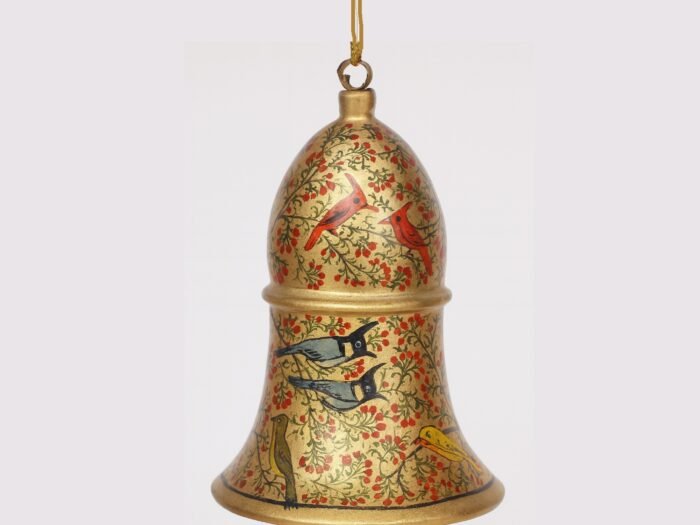 (product) Customizable
  Handcrafted Paper Mache Bells – Christmas Decor