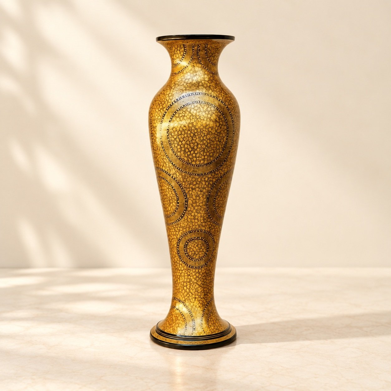 Cylinder Flower Vase – Kashmiri Handcrafted Decor