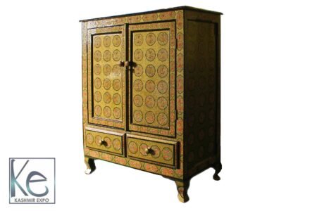 Handcrafted
Almira Cupboard - Wooden Almirah, Small Designed Wardrobe, Colorful Armoire,
Artwork Armoire, Wooden Closet, Papier Mâché