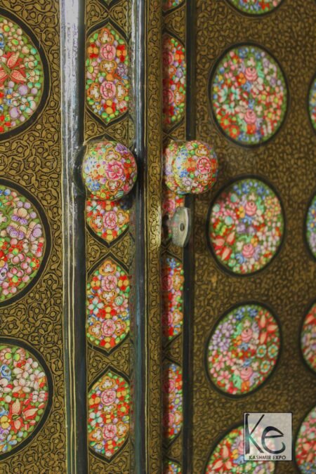 Handcrafted
Almira Cupboard - Wooden Almirah, Small Designed Wardrobe, Colorful Armoire,
Artwork Armoire, Wooden Closet, Papier Mâché