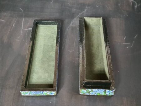 Paper
mache storage box jewellery pencil case