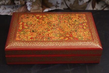 Hand-Painted
Floral Earring Box - Exquisite Jewelry Storage