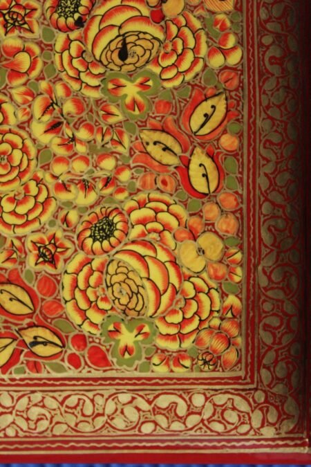 Hand-Painted
Floral Earring Box - Exquisite Jewelry Storage