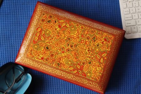 Hand-Painted
Floral Earring Box - Exquisite Jewelry Storage