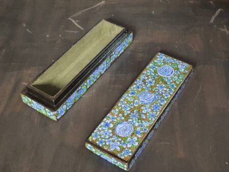 Paper
mache storage box jewellery pencil case