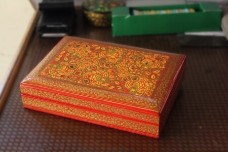 Hand-Painted
Floral Earring Box - Exquisite Jewelry Storage