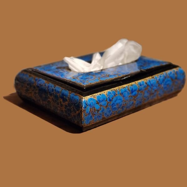 Kitchen art decor napkin holder box painted tissue cover bathroom decoration-