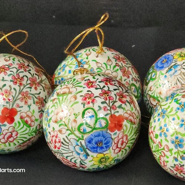 Handmade rustic baubles and Folk art wall decor-