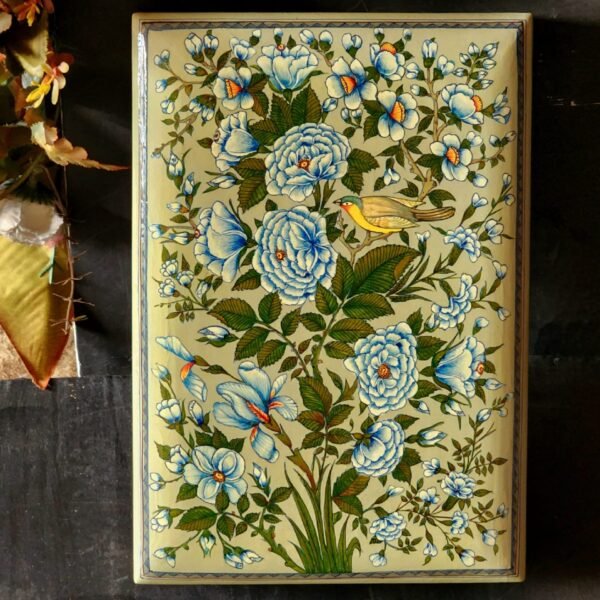 Mughal Art Floral Lacquered Jewelry Box