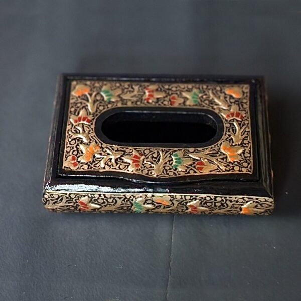 Kitchen art decor napkin holder box painted tissue cover bathroom decoration-
