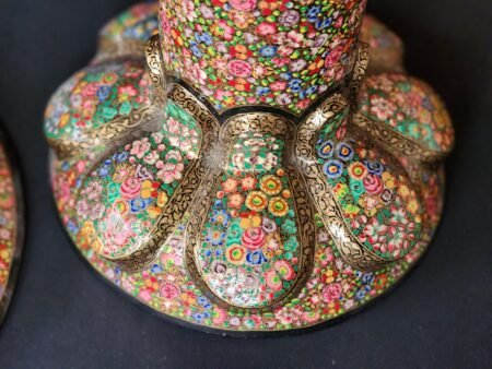 Rotating
bowl Handmade in Kashmir, Paper mache home decor-