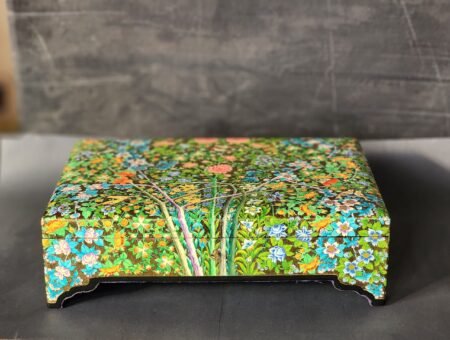 Wedding
antique jewelry box with lock, Flower and bird theme jewelry box, Wooden Real
gold painted trunk-