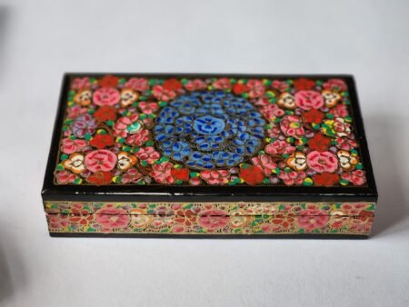 Eco-Friendly
Floral Gold Ring Box – Handcrafted Beauty from Kashmir, India