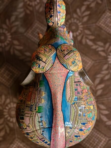 Majestic
Mughal Elephant Sculpture – Paper mache decor ( sold as a pair )