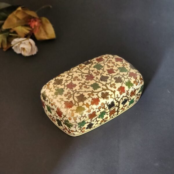 Elegant Jewelry Box Designs -Kashmiri Paper Mache Jewelry Box – Exquisite Treasure Keeper