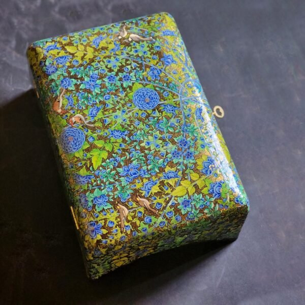 Jewelry storage box for Wedding decor-Hand painted gift-wood keepsake 12 inch x 8 inch-