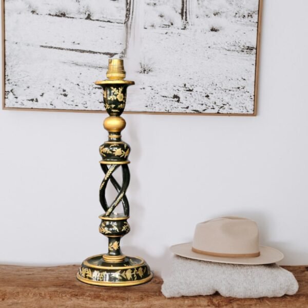 Paper Mache Floor Lamp Art Pieces for Home- Handcrafted Art Deco Masterpiece