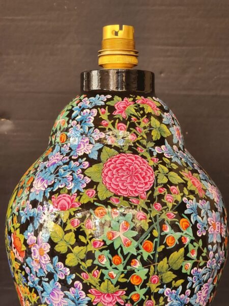 Handmade
Paper Mache Floor Lamp from Kashmir-DeskLit -Illuminate Your Space with the
Real Gold Artistry