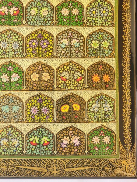 "Earrings
box of Love" Handmade Jewelry Box - Kashmiri Papier Mache Craftsmanship