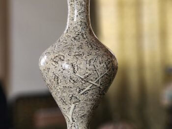Metallic vase for bride room-bedroom art vase