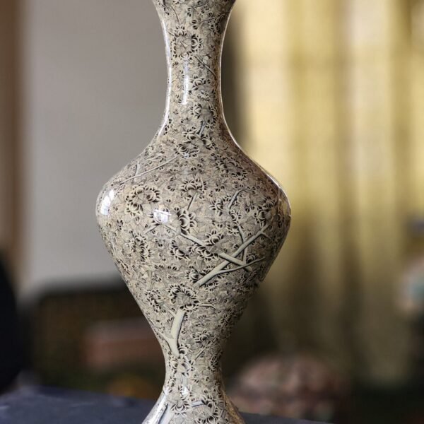 Metallic vase for bride room-bedroom art vase