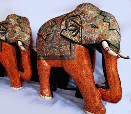 Aesthetic
room decor Elephant gift statue for anniversary: 20 inches plush elephant(*
Sold as a single piece*)