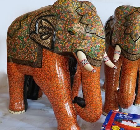 Aesthetic
room decor Elephant gift statue for anniversary: 20 inches plush elephant(*
Sold as a single piece*)