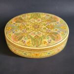 Engraved
  Large Jewelry Box: Preserve Your Precious Jewelry with our Handcrafted
  Embossed Art Velvet Jewelry Box - Made with Love in Kashmir