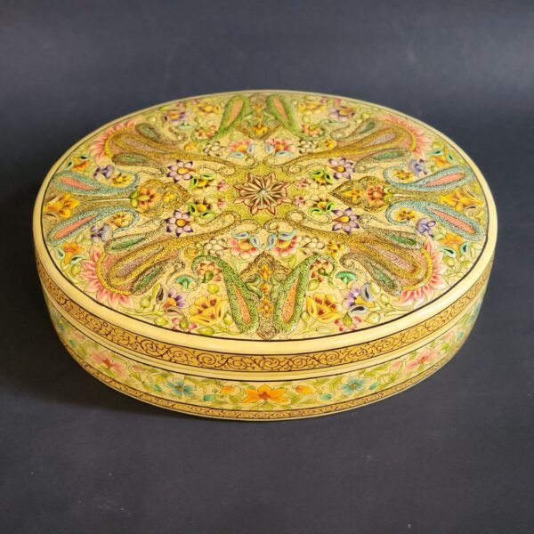 Engraved Large Jewelry Box: Preserve Your Precious Jewelry with our Handcrafted Embossed Art Velvet Jewelry Box – Made with Love in Kashmir