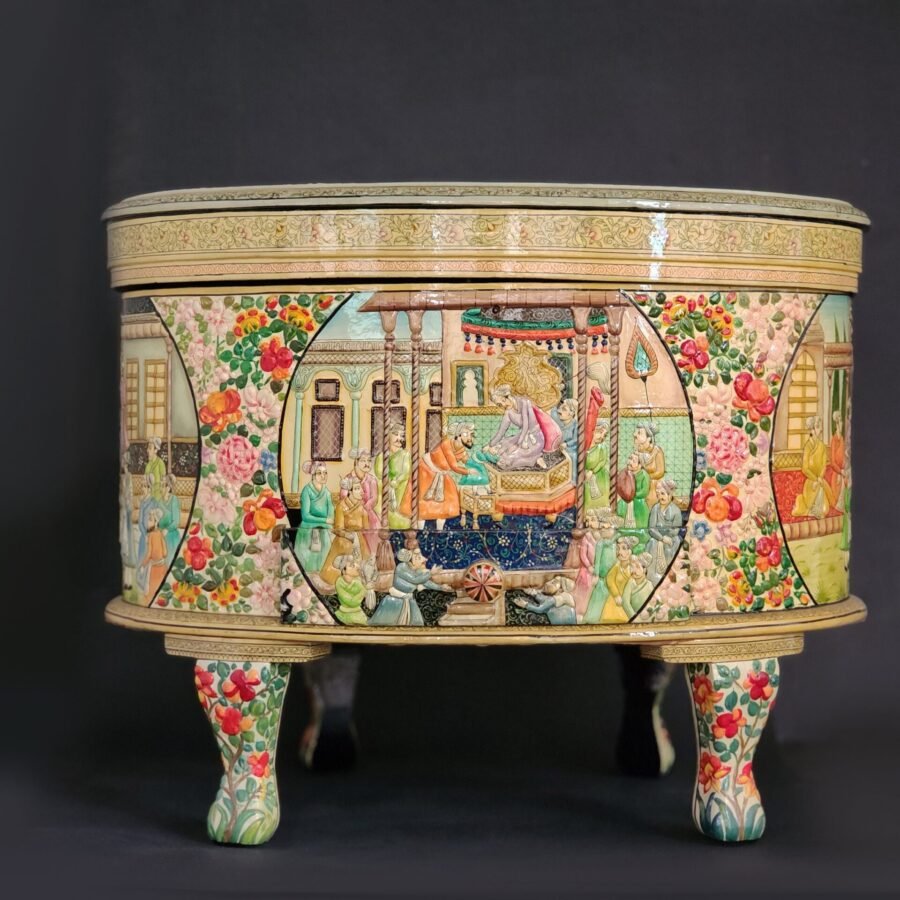 Handmade
Papier Mache Round Coffee Table