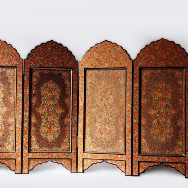 Kashmiri Wall Art Room Divider with fine Hazara floral paintings in a very unique decor style