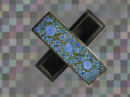 Paper
mache storage box jewellery pencil case