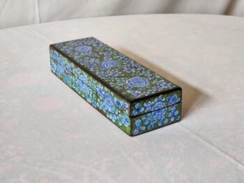 Paper mache storage box jewellery pencil case