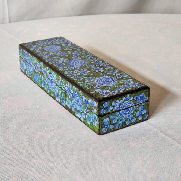 Paper mache storage box jewellery pencil case