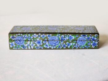 Paper mache storage box jewellery pencil case