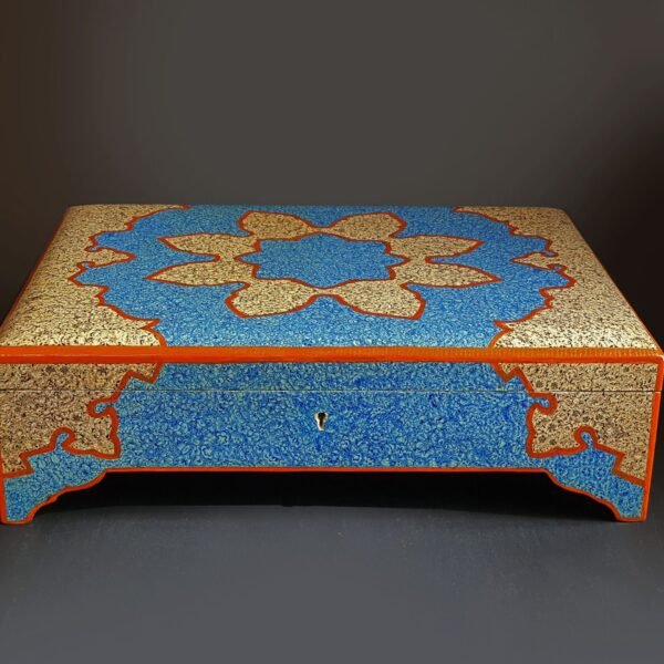 Wedding Bridesmaid designer jewelry box-Jewelry organizer wood keepsake for her Handmade in Kashmir-
