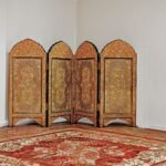Kashmiri
  Wall Art Room Divider with fine Hazara floral paintings in a very unique
  decor style