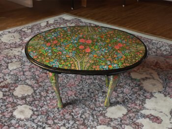 Real Gold Painted Coffee Table