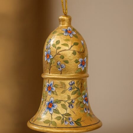 Exclusive Handcrafted Paper Mache Bells for Festive Decor
