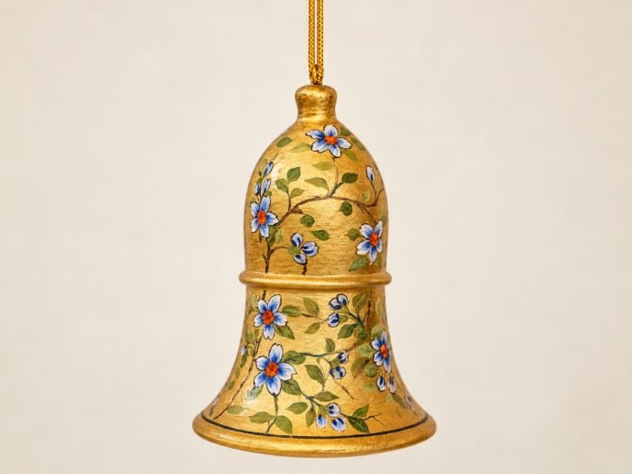 Exclusive Handcrafted Paper Mache Bells for Festive Decor