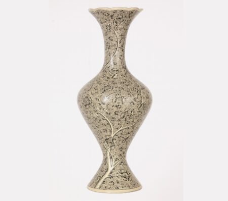 Metallic vase for bride room-bedroom art vase