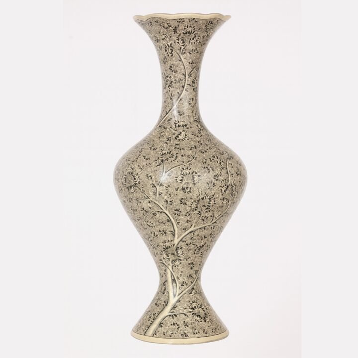 Metallic vase for bride room-bedroom art vase