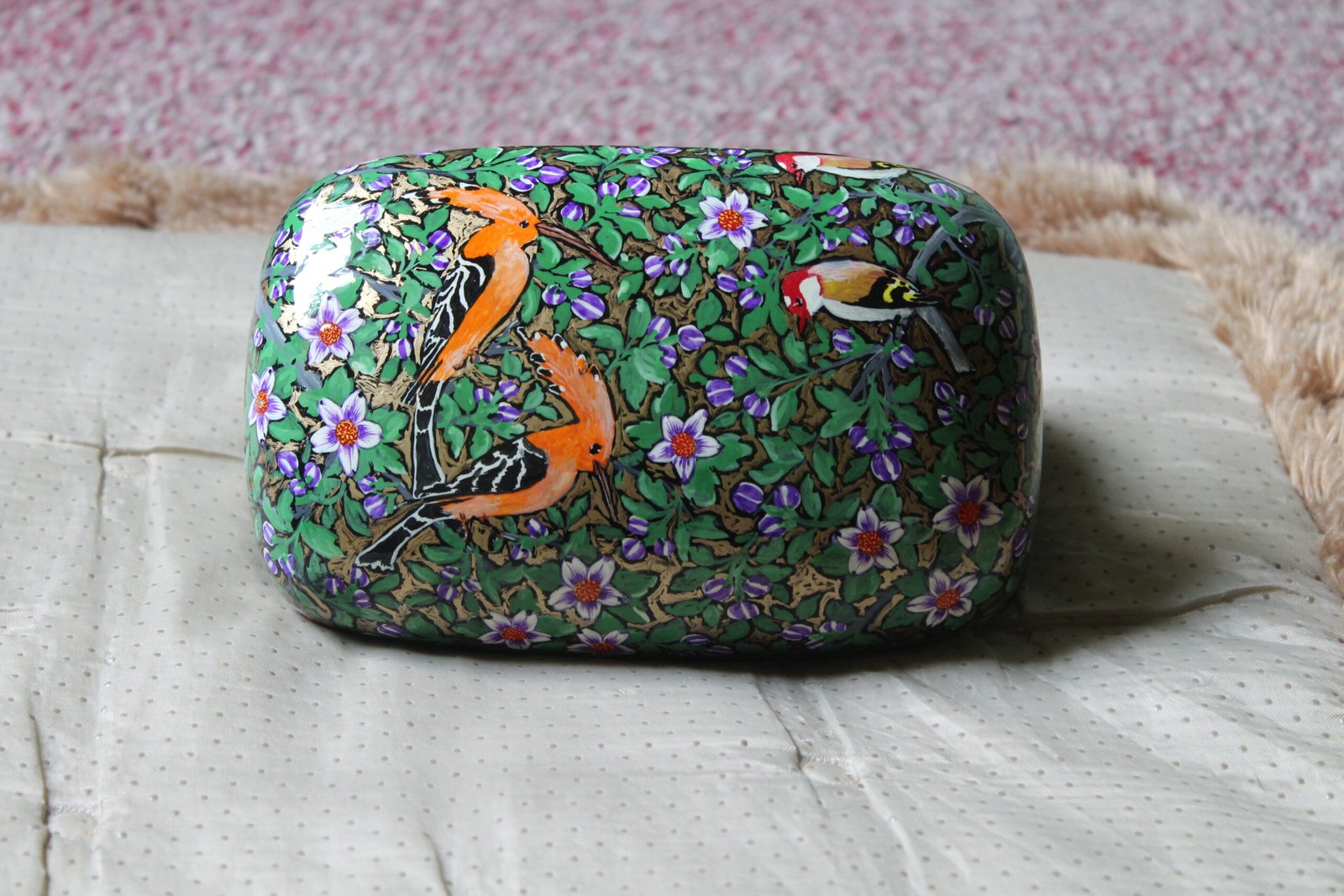 Hoopoe Haven Papier Mâché Box